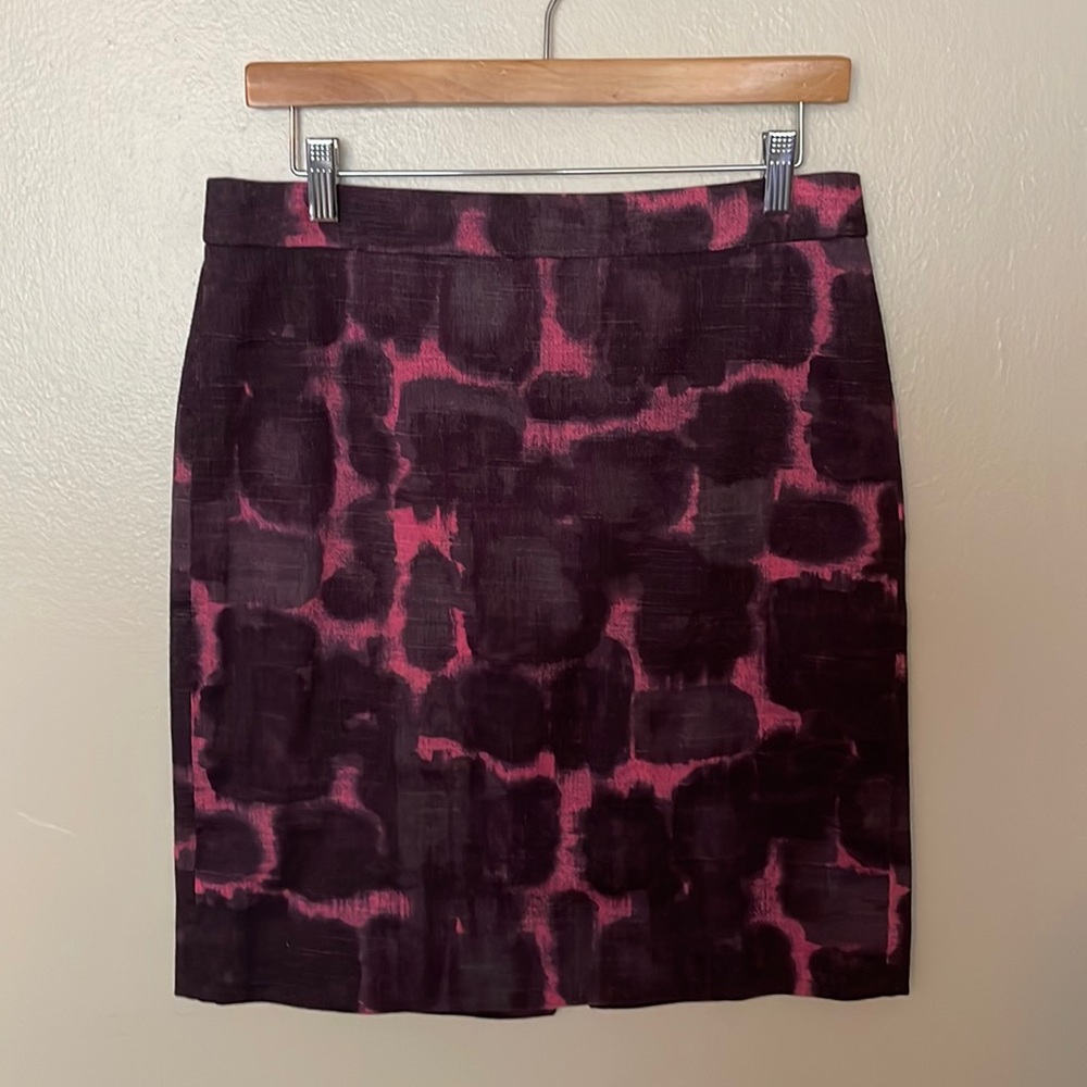 EUC J.Crew Linen Blend Skirt. Size 6